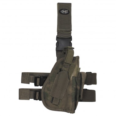 Кобура для пістолета на стегно регульована правобічна HDT-camo FG MFH