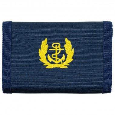 Бумажник «Бундесвер» синий с эмблемой «военно-морские силы» MFH