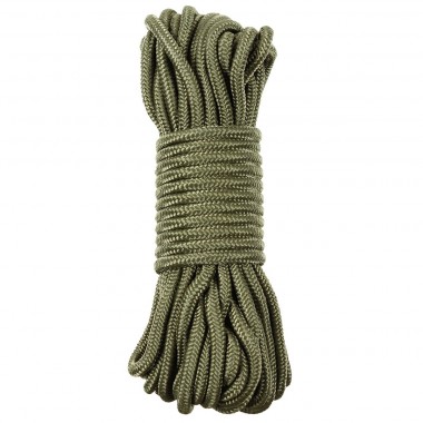 Мотузка 9мм 15м MFH темно-зелена (олива)