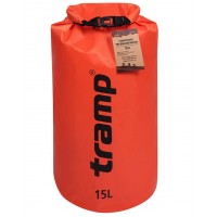 Гермомешок 15л Tramp PVC Diamond Rip-Stop оранжевый