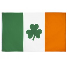 Флаг Ирландии с трилистником 90х150см