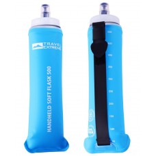 Фляга м'яка силіконова Travel Extreme Soft Flask Handheld 500 синя