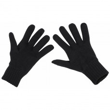 Перчатки трикотажные чёрные MFH