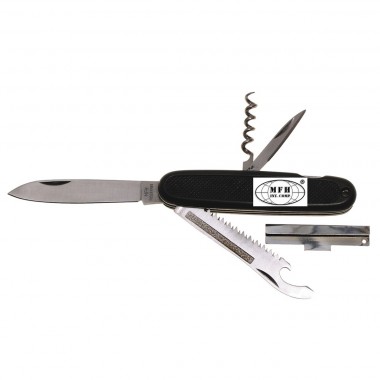 Нож карманный многофункциональный оливковый MFH