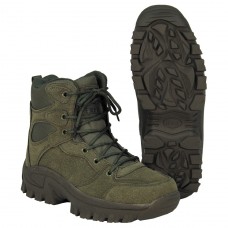 Ботинки с высоким берцем MFH "Commando" олива (тёмно-зелёные)