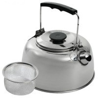 Чайник 0,75л сталевий з ситцем Кемпінг