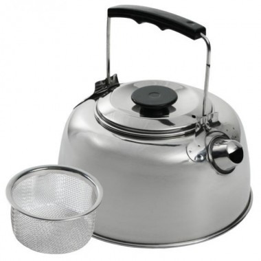 Чайник 0,75л сталевий з ситцем Кемпінг