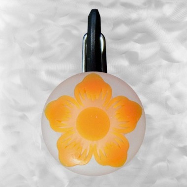 Брелок-фонарик Nite Ize ClipLit оранжевый цветок