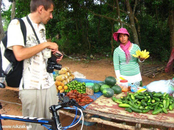 Покупка продуктов. Камбоджа