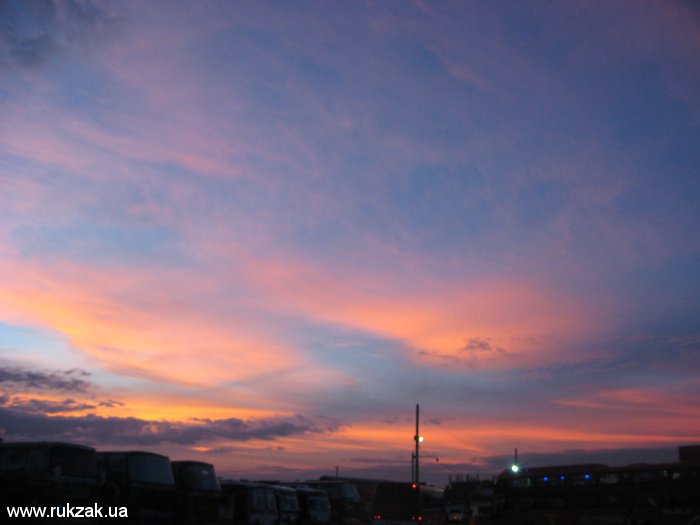 Закат над Вьентьяном. Лаос